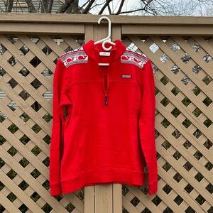 Vineyard Vines Holiday Red Shep Shirt - Large